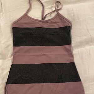 lululemon athletica Purple and Black Tank Top